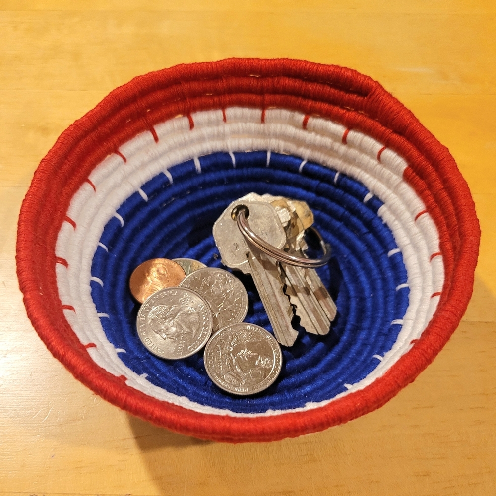 Handmade coiled bowl